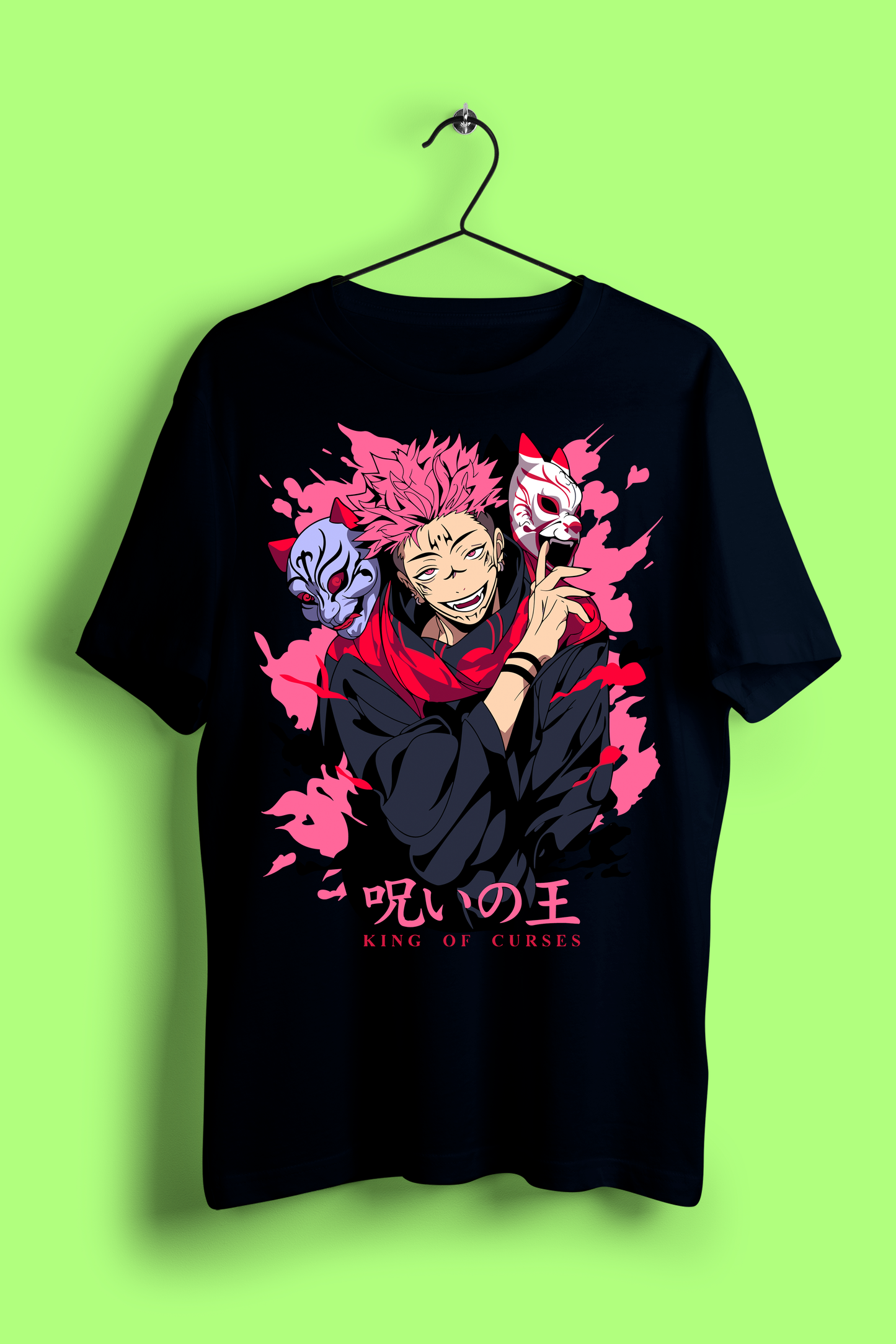 "King of Curses" Oversized Anime T-Shirt