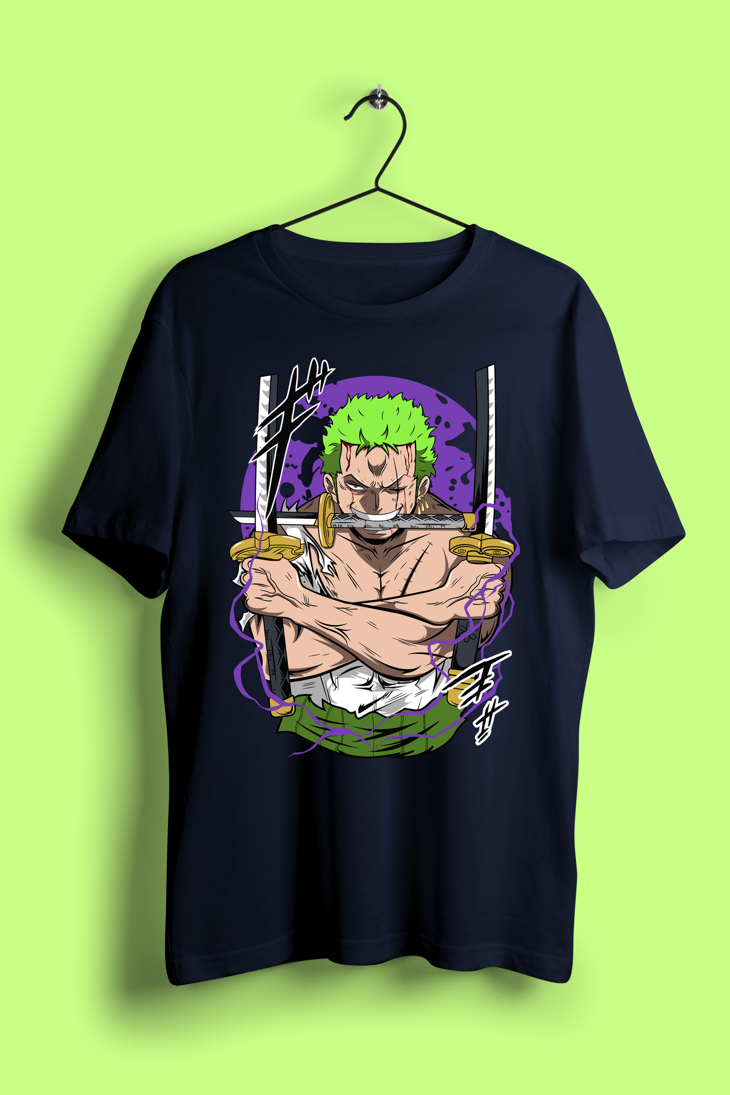 "Roronoa Zoro" Oversized Anime T-Shirt