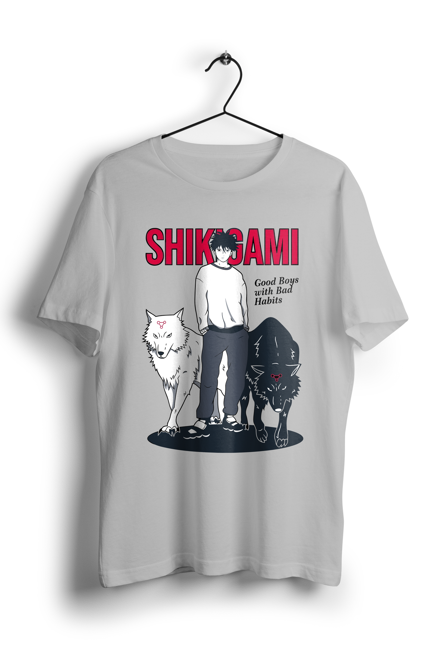"Shikigami – Good Boys with Bad Habits" Oversized Anime T-Shirt