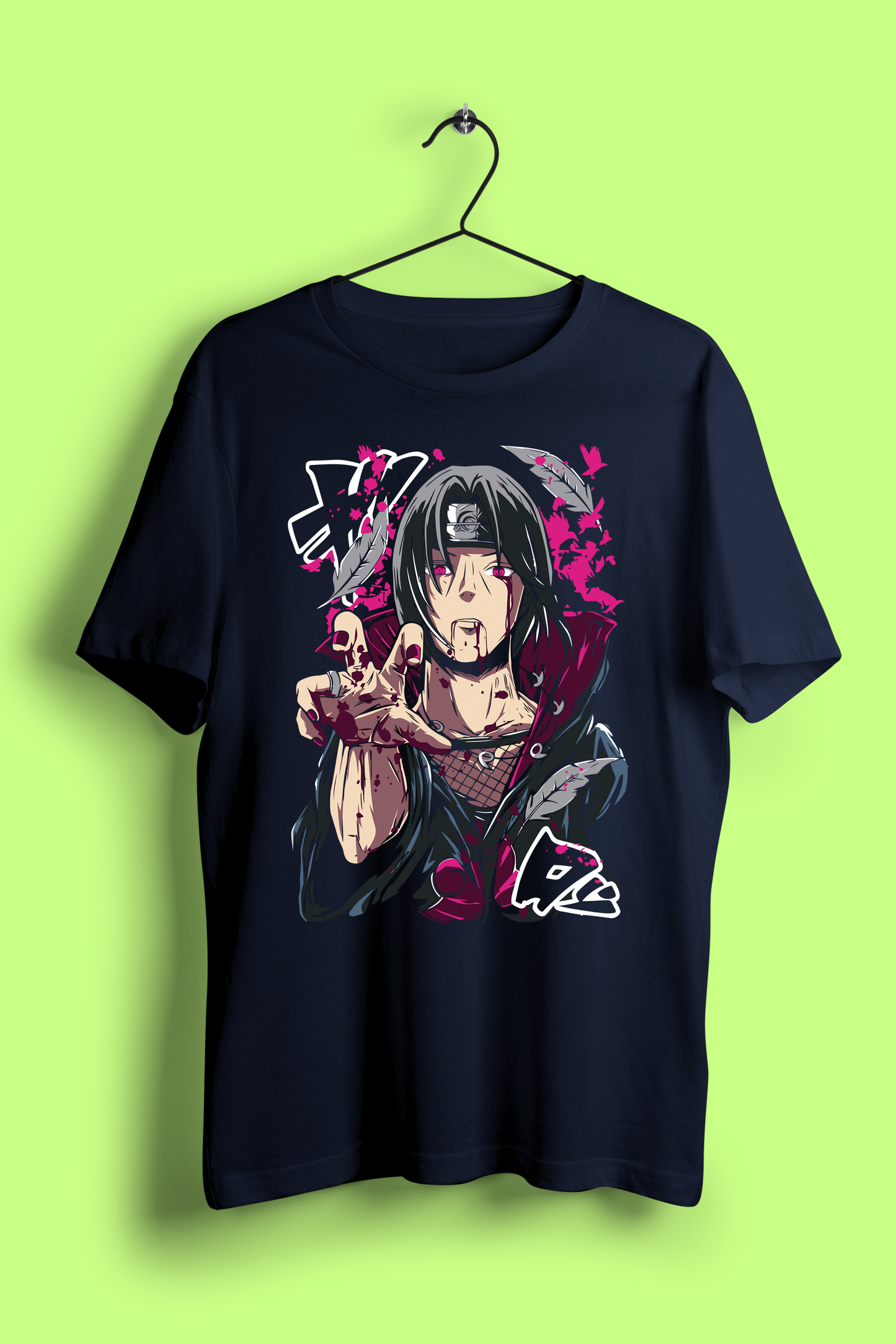 "Uchiha Itachi" Oversized Anime T-Shirt