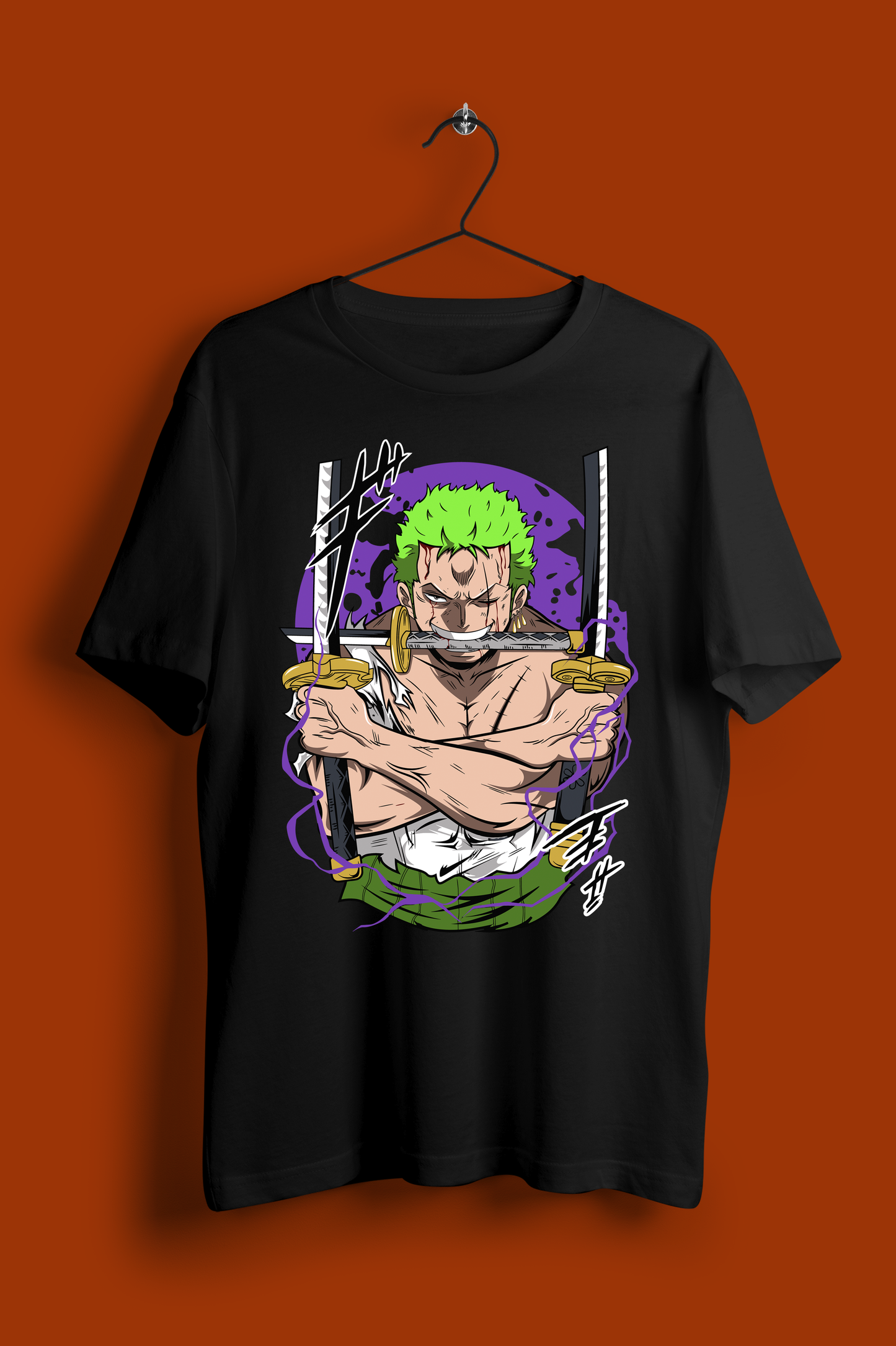 "Roronoa Zoro" Oversized Anime T-Shirt