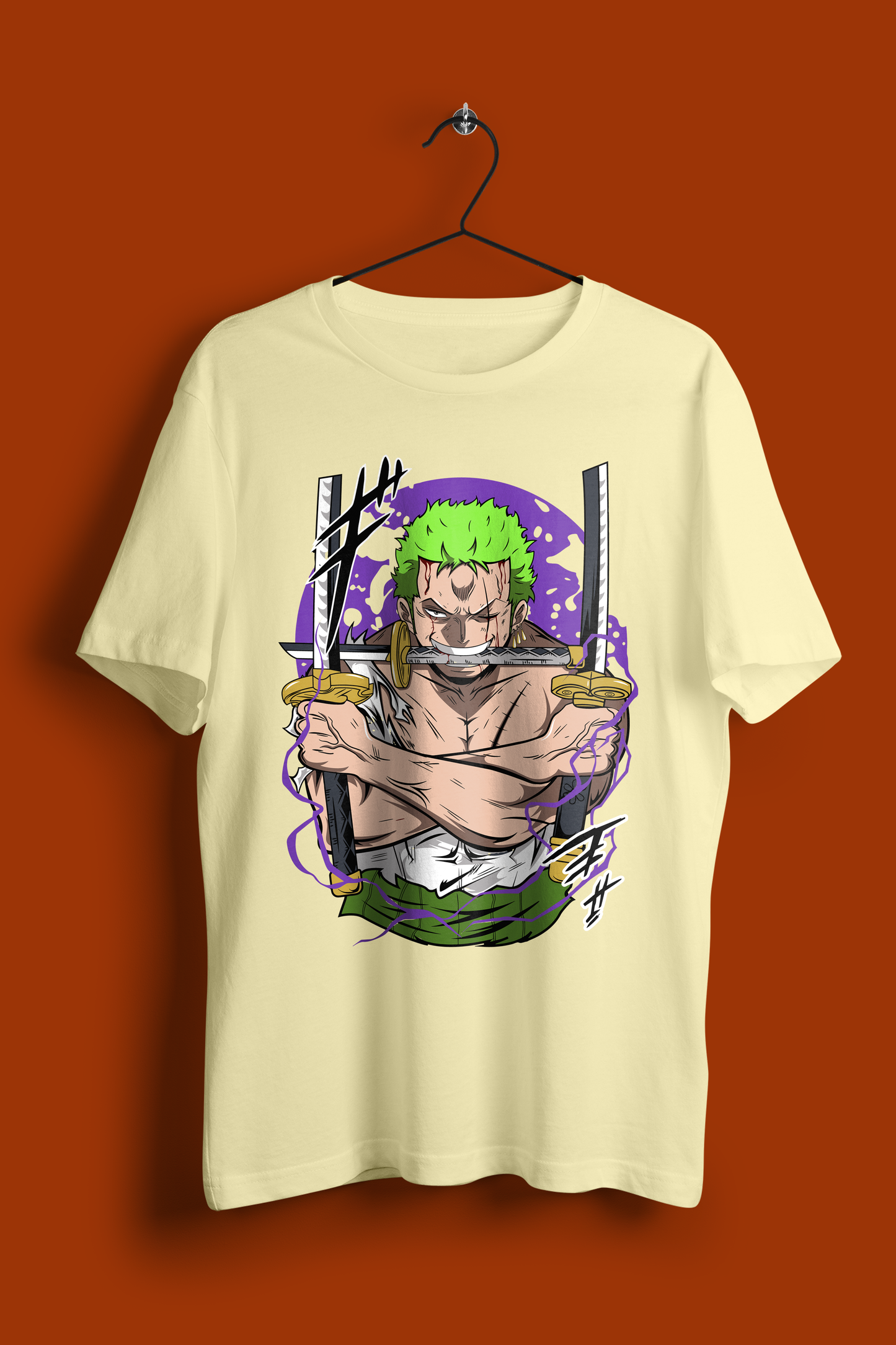 "Roronoa Zoro" Oversized Anime T-Shirt
