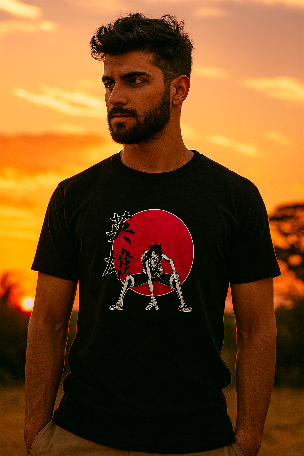 Luffy “Hero of the Sea” T-Shirt – Rise Like a Pirate King