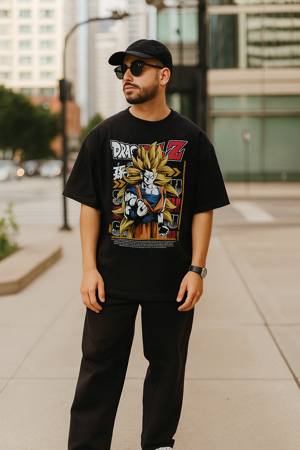 Dragon Ball Z Oversized Tees – Power Up Your Style