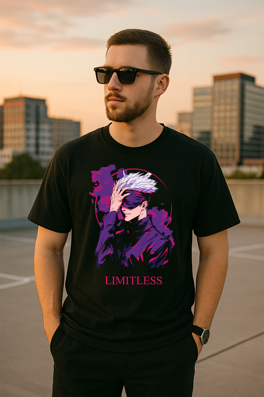 "Limitless" Oversized Anime T-Shirt