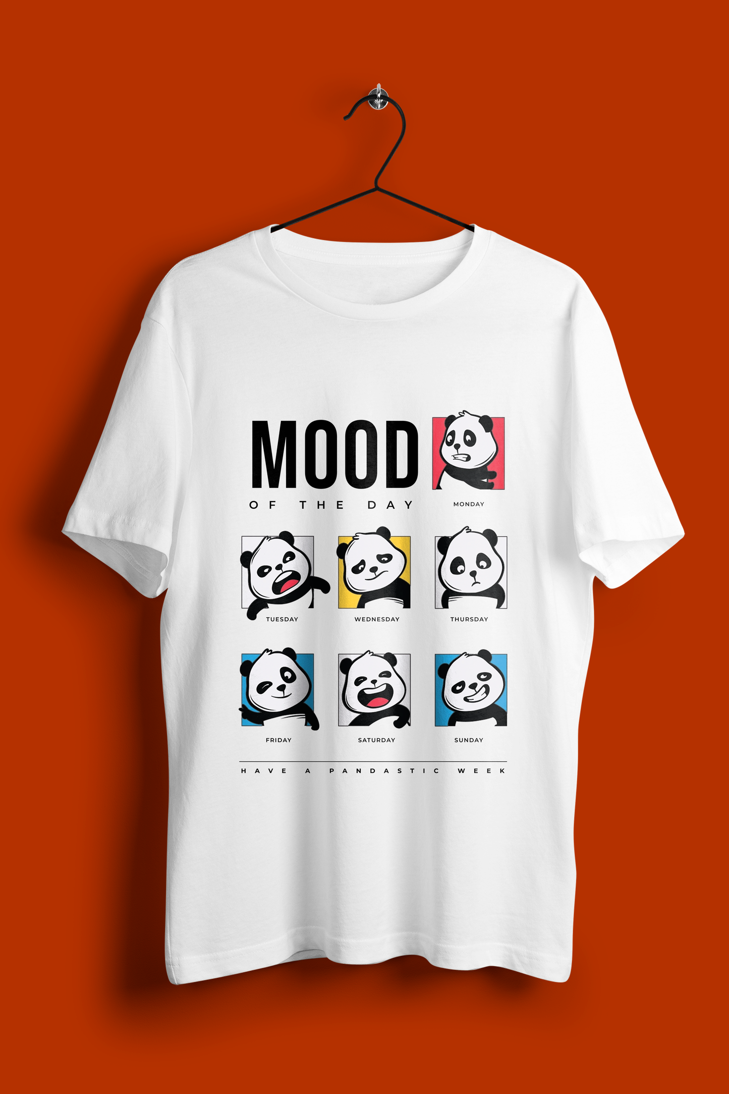 Mood of the Day – Oversized Panda Tee for Girls