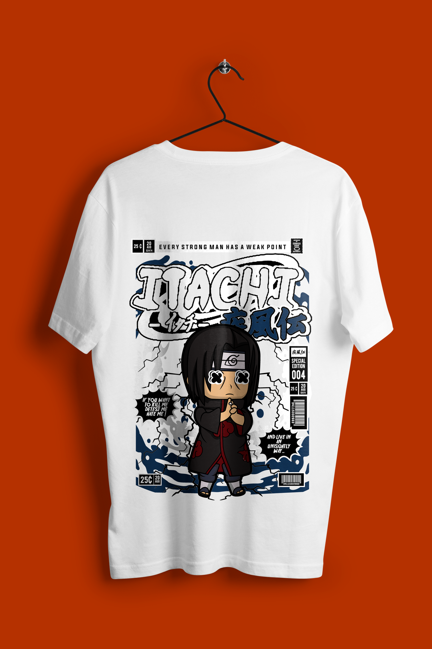 Itachi Uchiha Comic Style T-Shirt