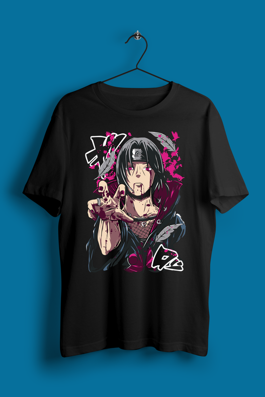 "Uchiha Itachi" Oversized Anime T-Shirt