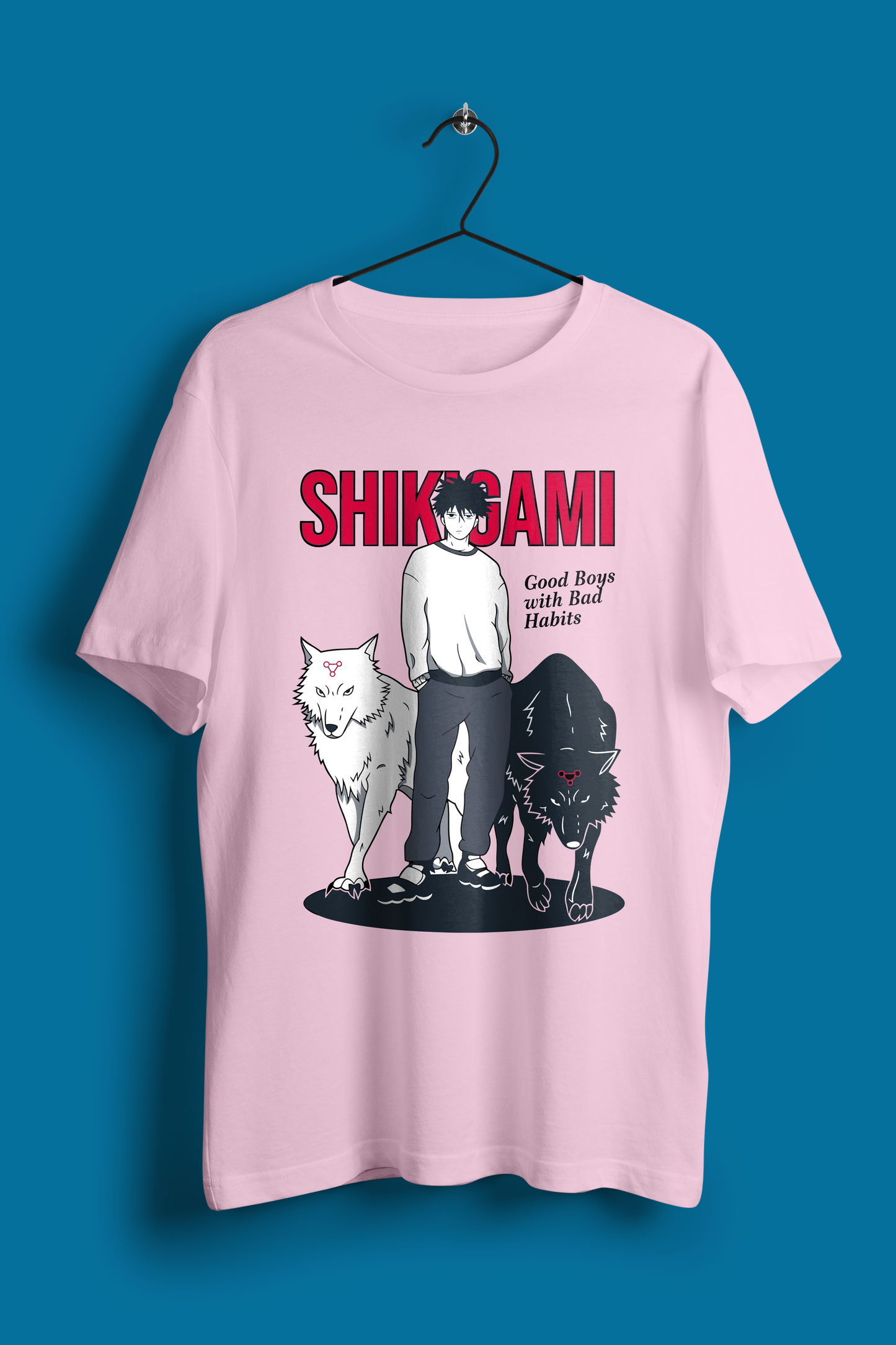 "Shikigami – Good Boys with Bad Habits" Oversized Anime T-Shirt